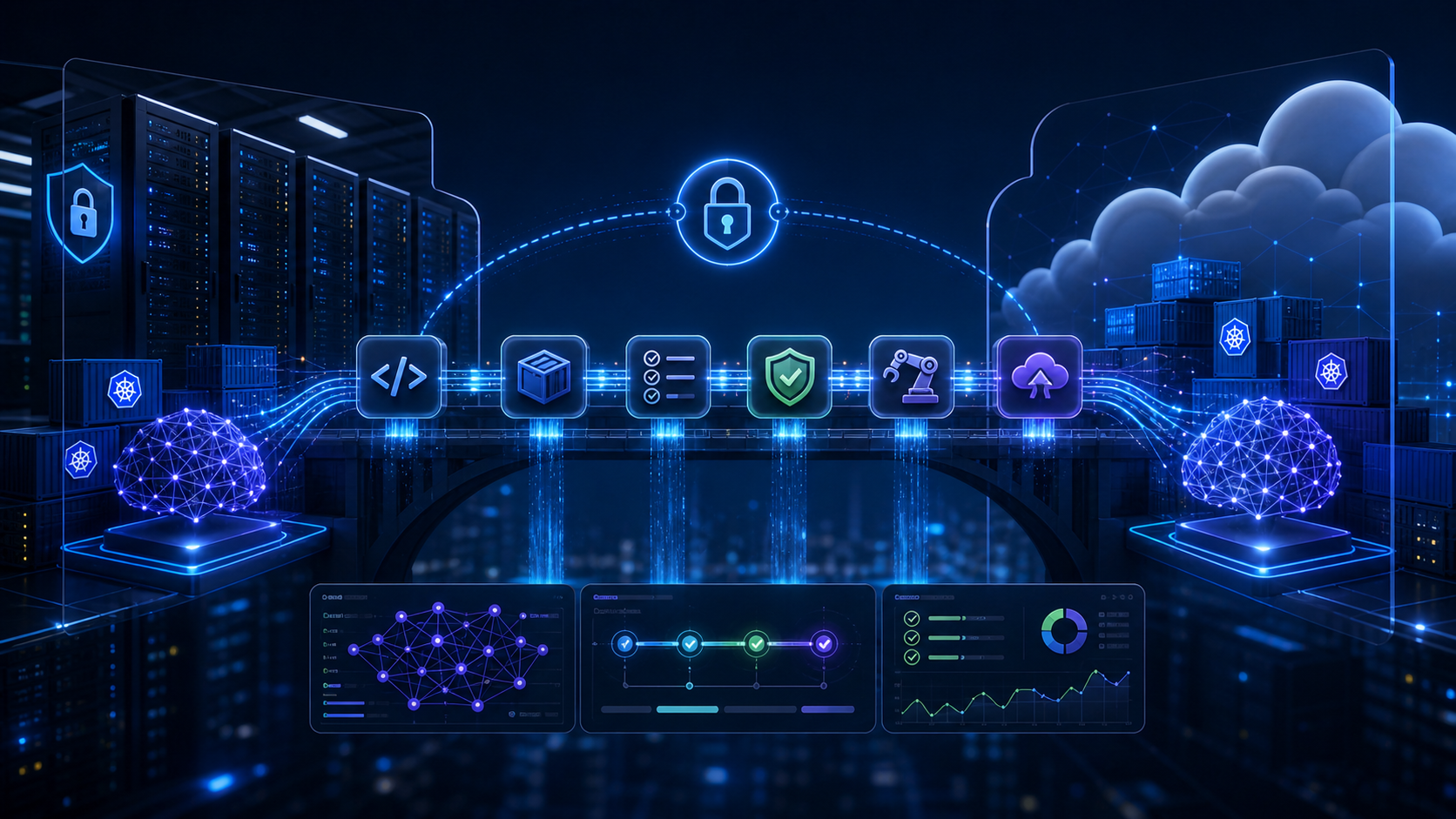 Membangun Jembatan Aman: CI/CD untuk Aplikasi AI Terkontainerisasi di Lanskap Hybrid Cloud