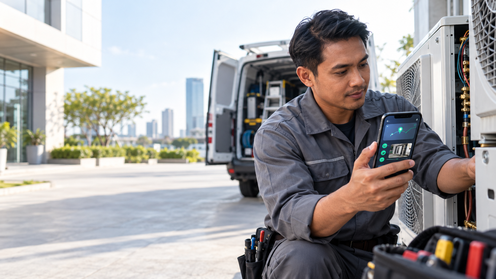 Ilustrasi konsep utama Peran Android dalam Operasional Bisnis Mobile dan Field Service - Edisi 20260920