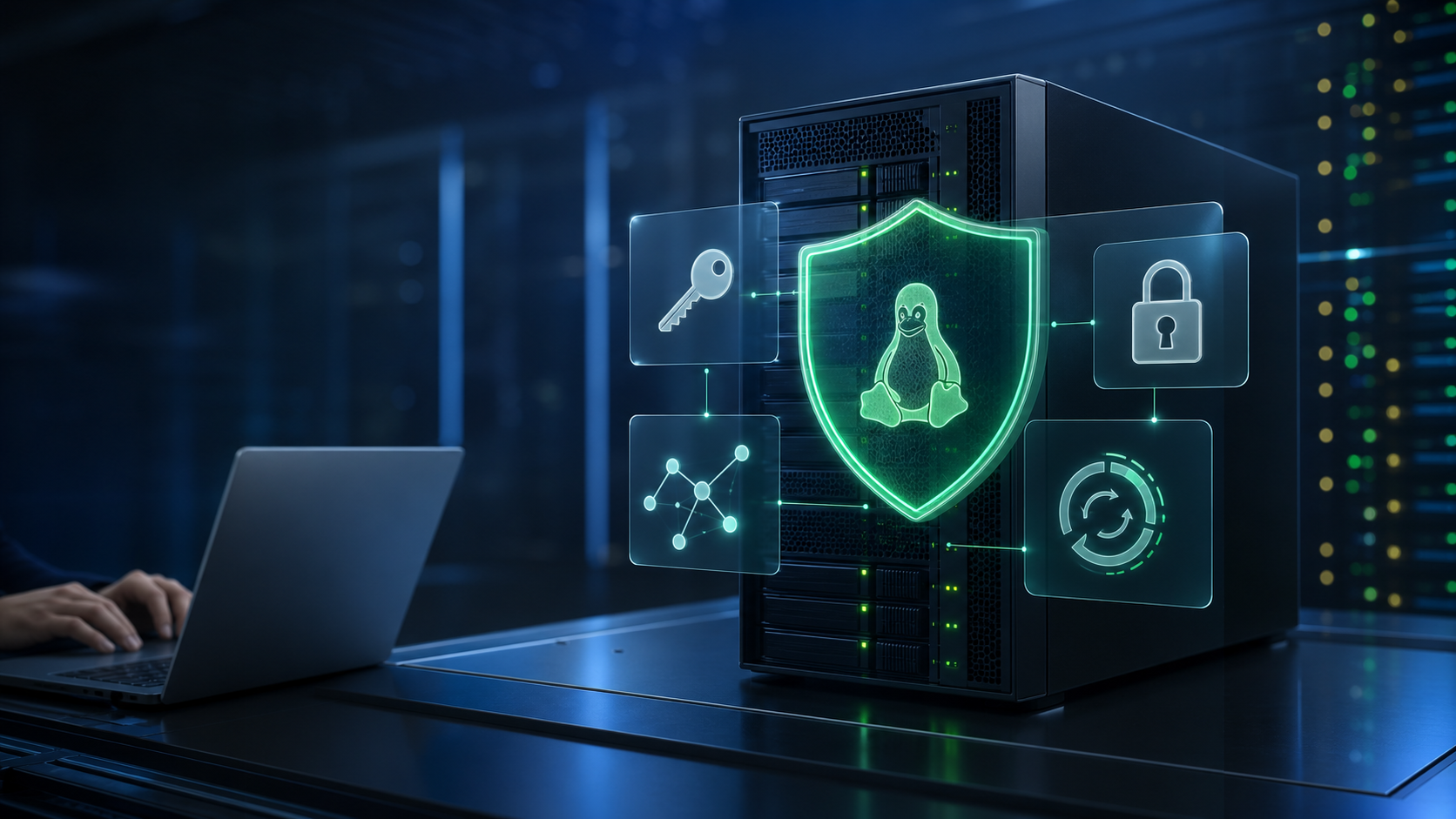 Ringkasan praktik penerapan Tips Hardening Linux Server Setelah Instalasi Awal