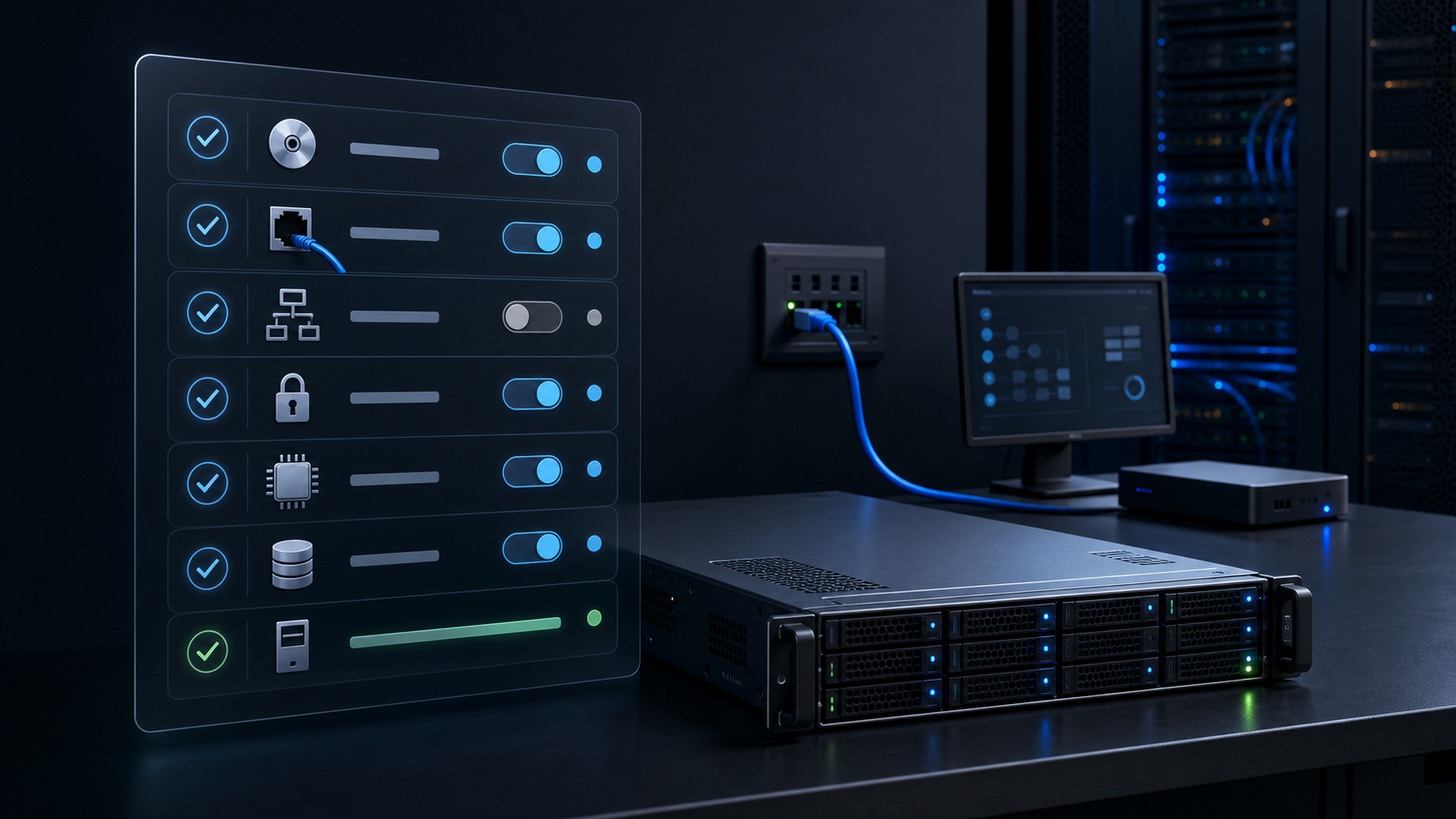 Checklist pengaturan teknis Tutorial Install Linux Server dari Awal sampai Siap Dipakai