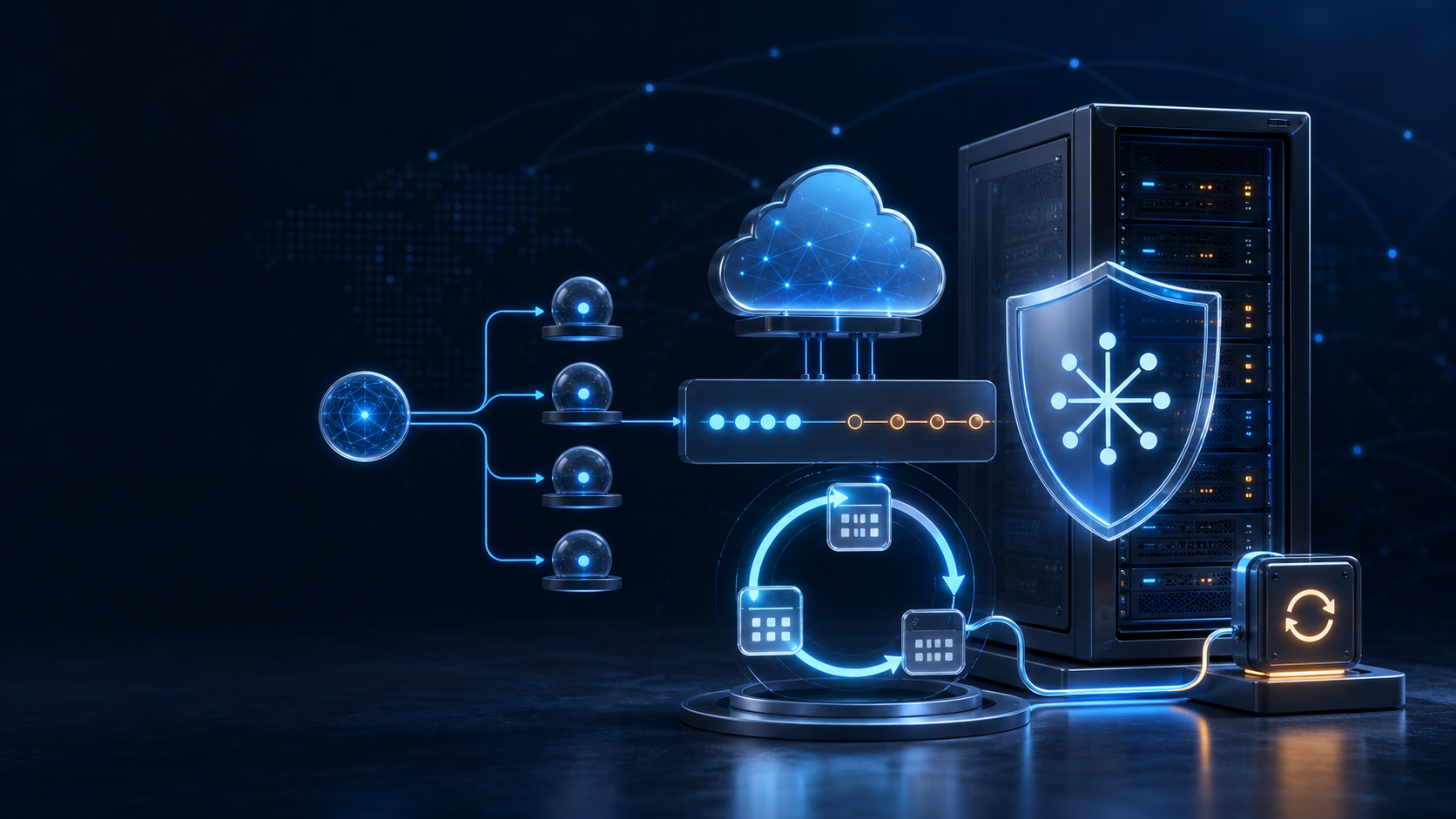 Ilustrasi alur DNS challenge Cloudflare untuk SSL wildcard