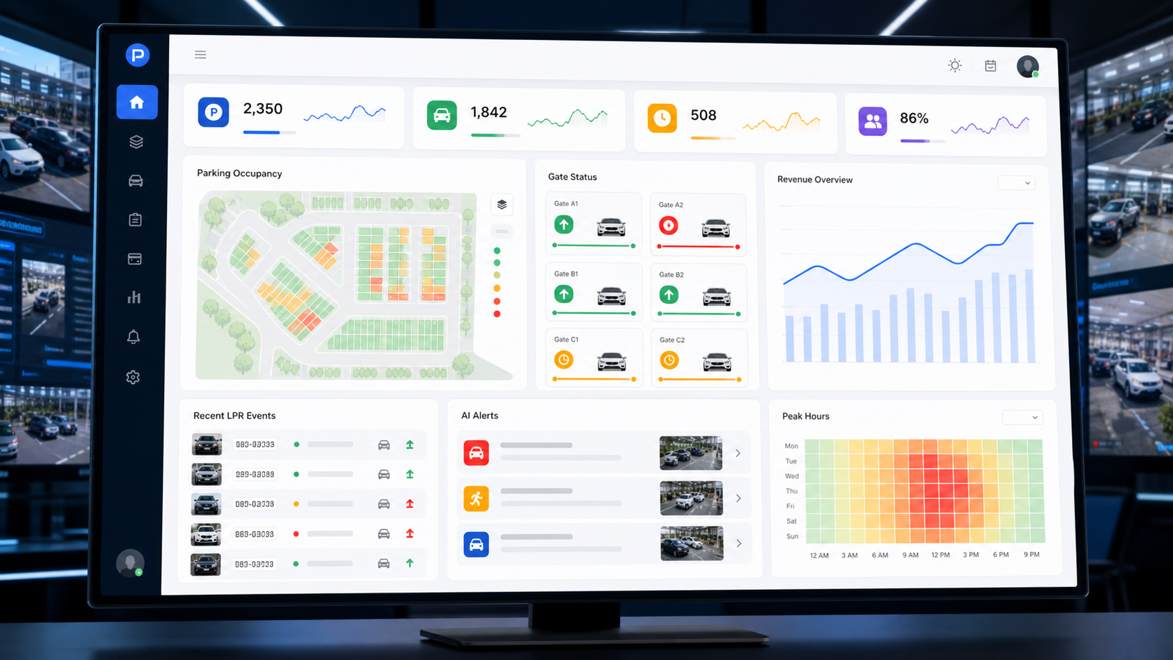Command Center DRM Smart Parking AI