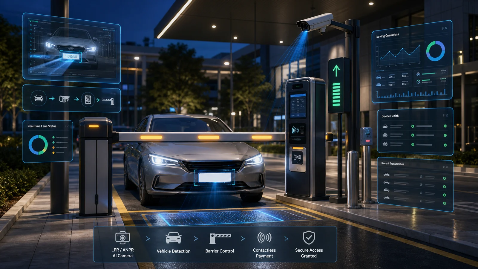 Gate Automation DRM Smart Parking AI